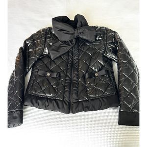 Roberto Verino Women's Black Winter Puffer Jacket Coat Size 10